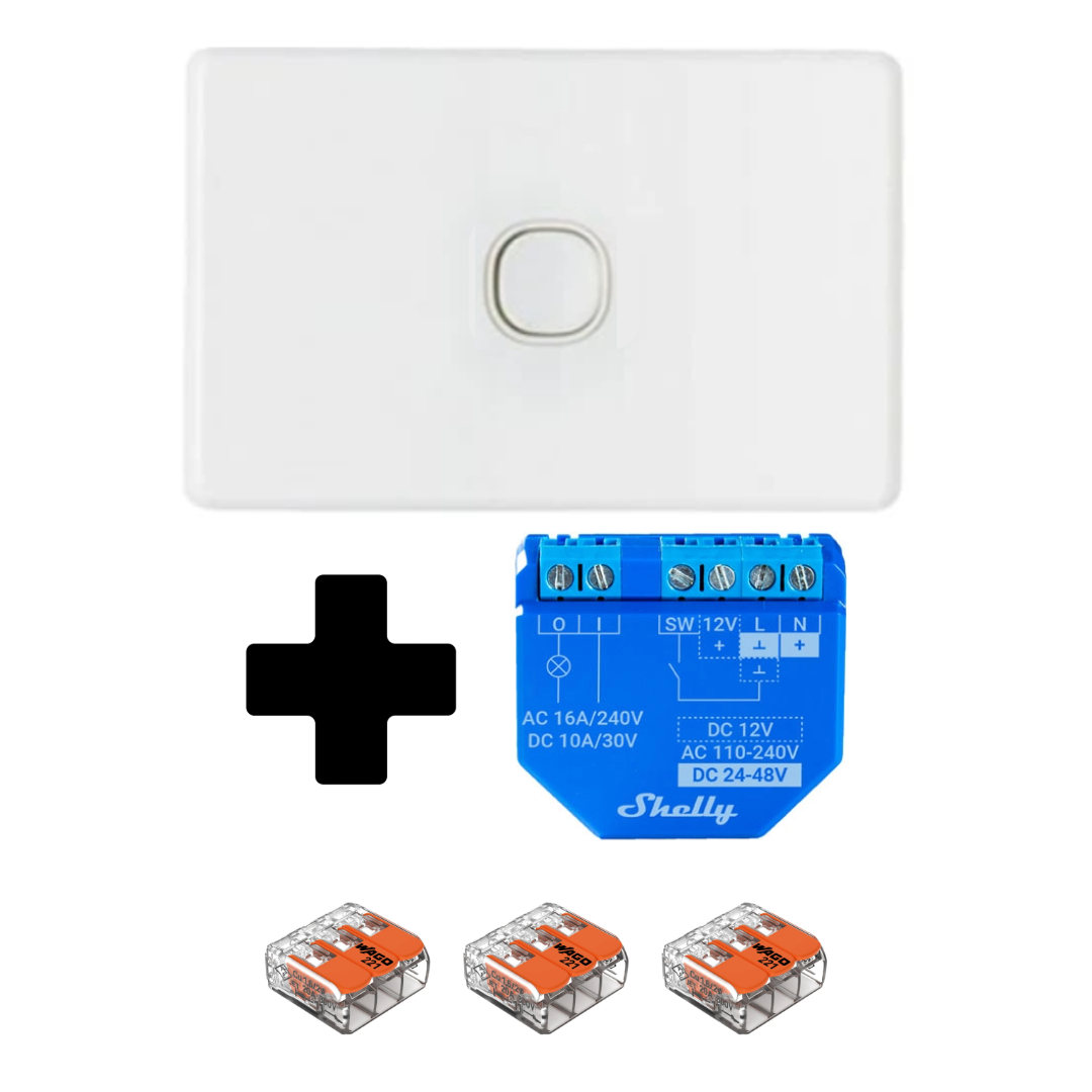 Shelly 1 Plus Relay Kit (Clipsal) Shelly 1 Plus Relay Kit (Clipsal)